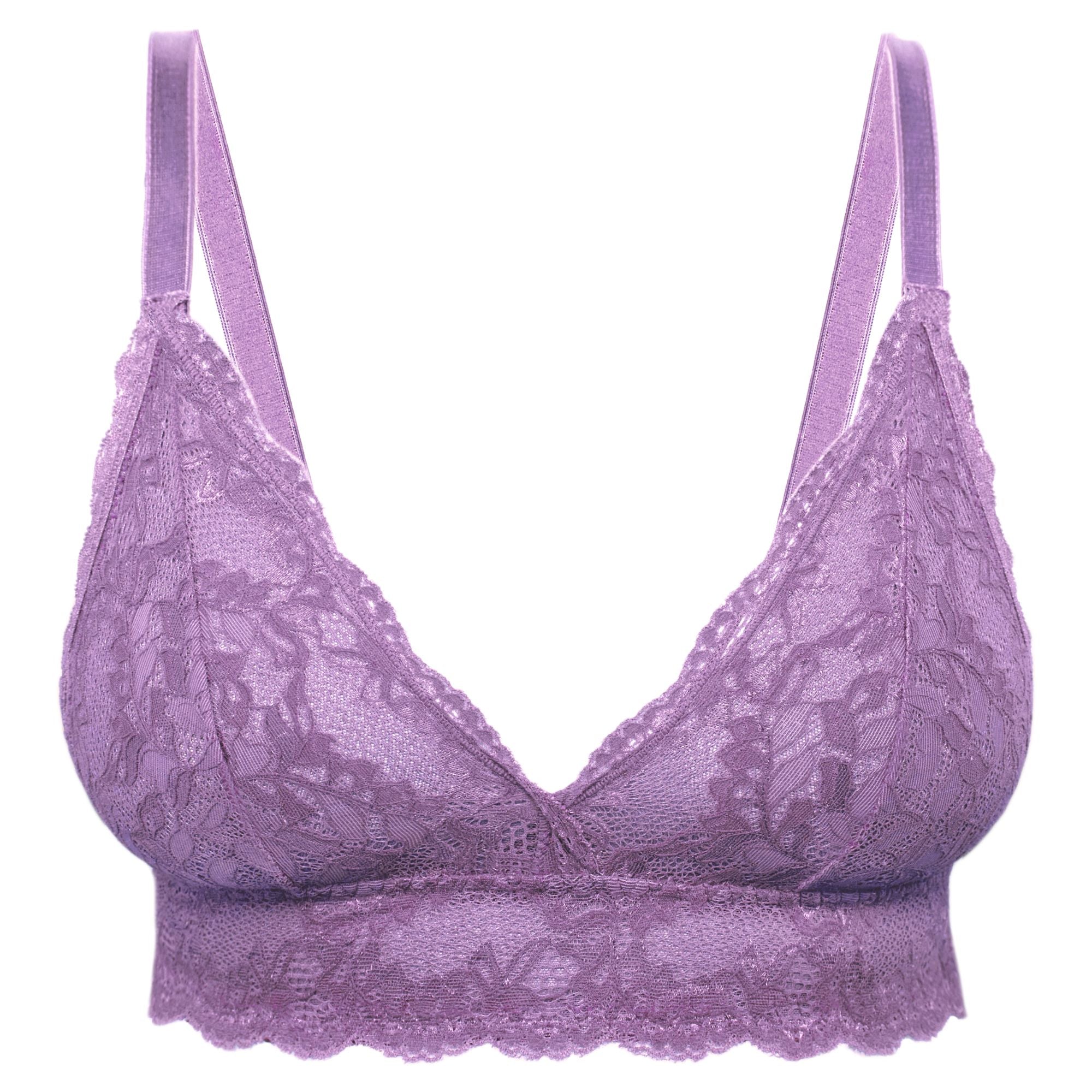 Lacey Everyday Wireless Bra in Lilac - Uye Surana
