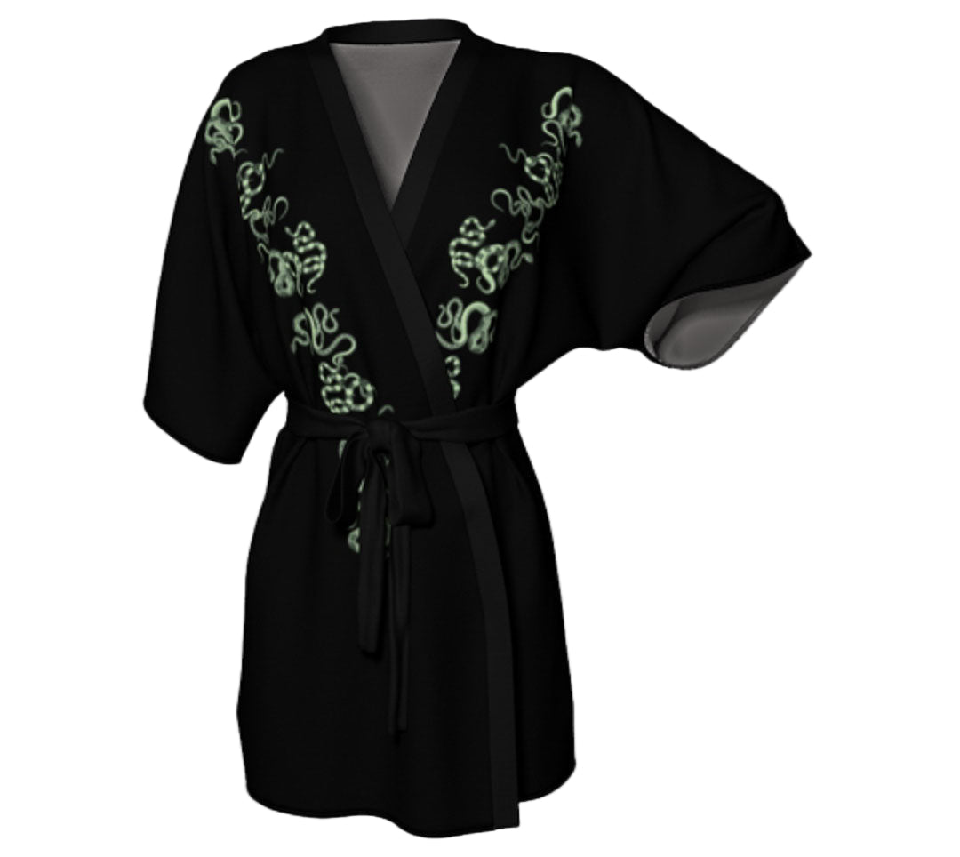 Obsidian Jade Snakes Robe - Uye Surana