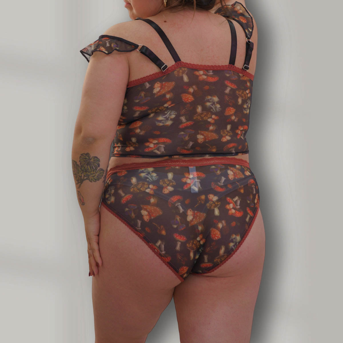 Mystical Mushrooms Printed Bikini - Uye Surana