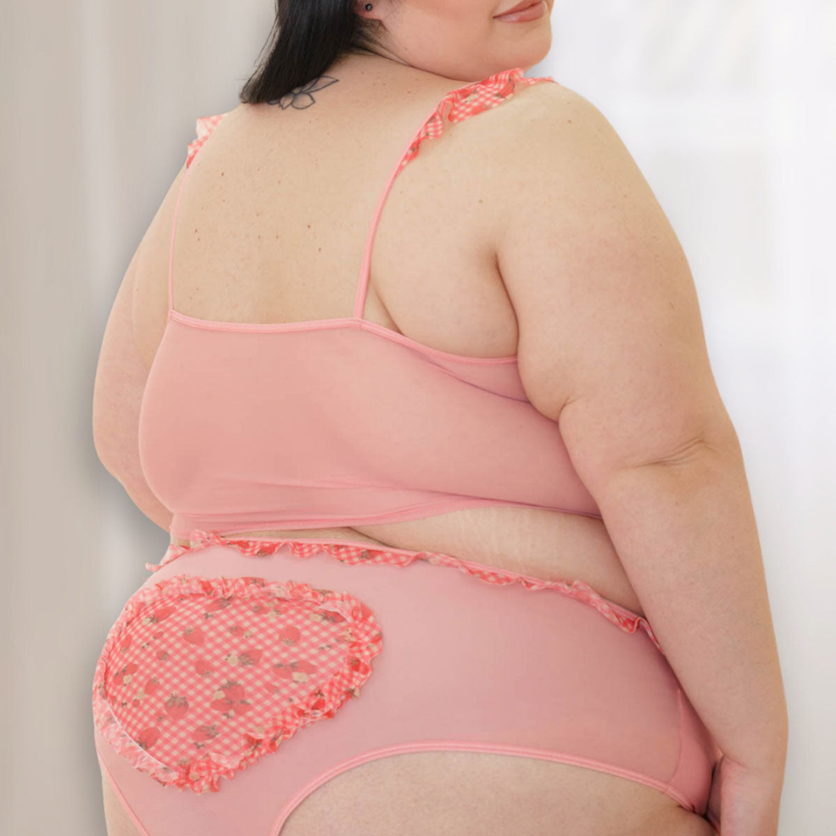 Strawberry Jam Ruffle High Waist Undies - Uye Surana