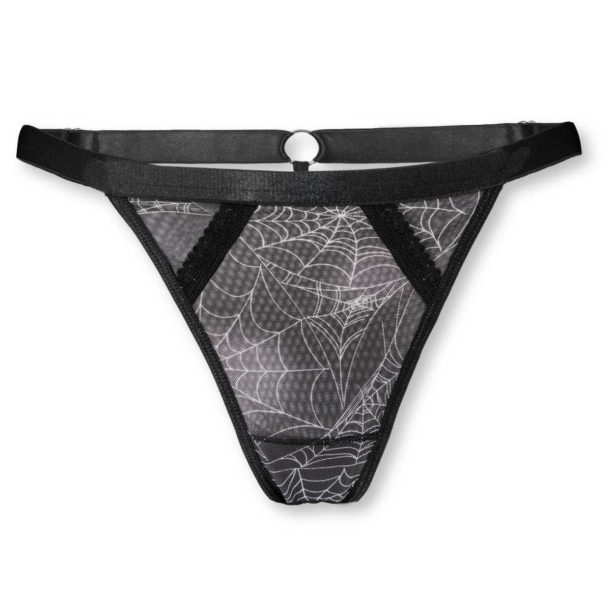 Spider's Lace Web Print G-String - Uye Surana