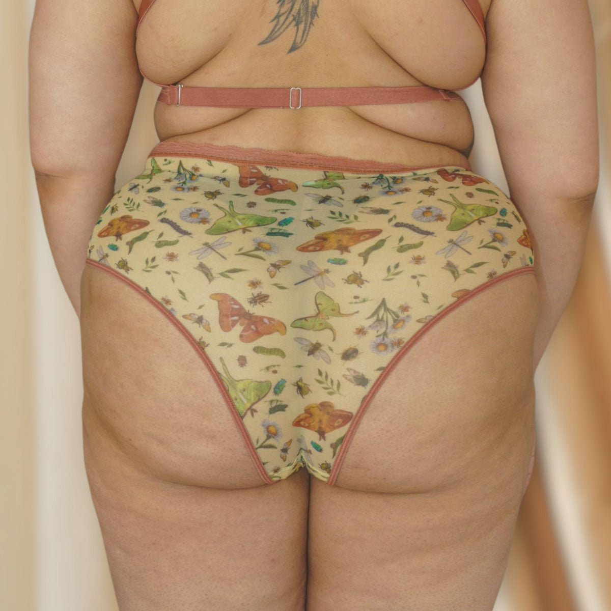 Bugs Printed High Waist Undies - Uye Surana