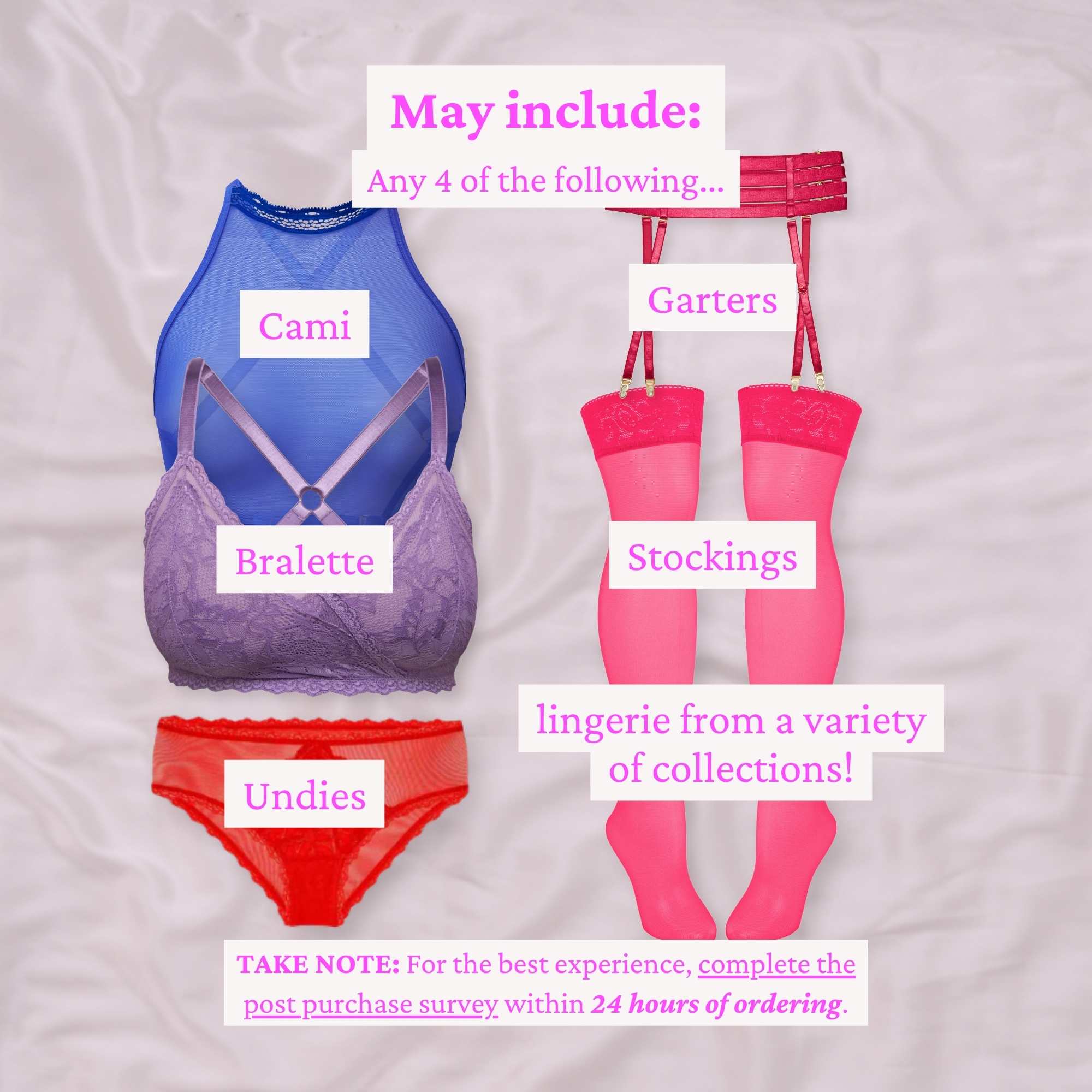 Mystery Lingerie 4-Pack FINAL SALE