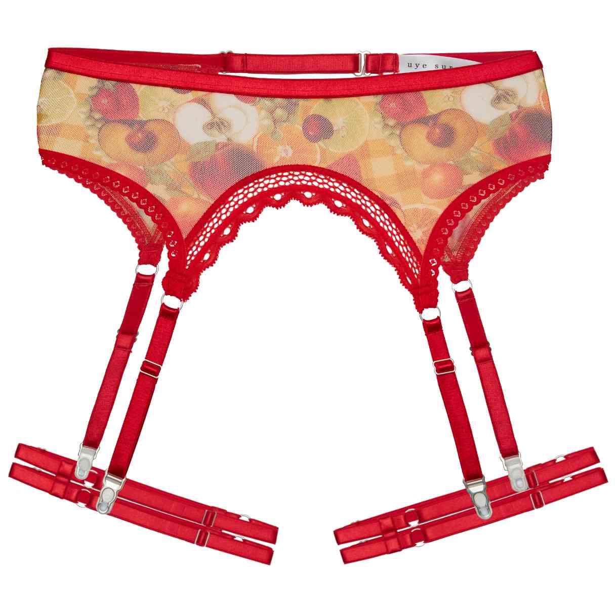 Fruity Ouvert Garter Belt Set - Uye Surana