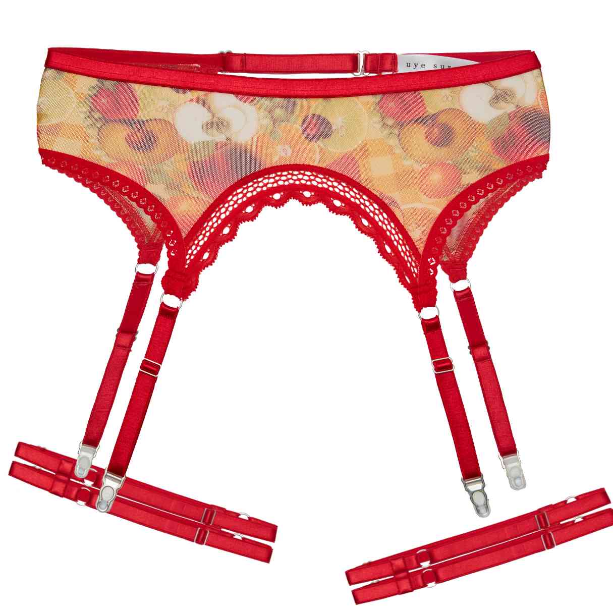 Fruity Ouvert Garter Belt Set - Uye Surana