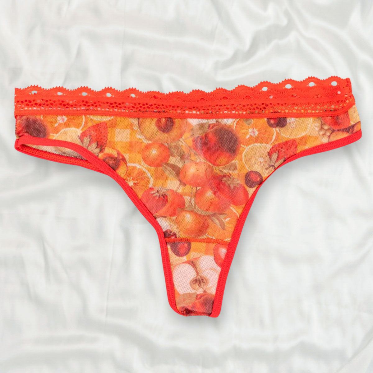 Fruit Punch Printed Thong - Uye Surana