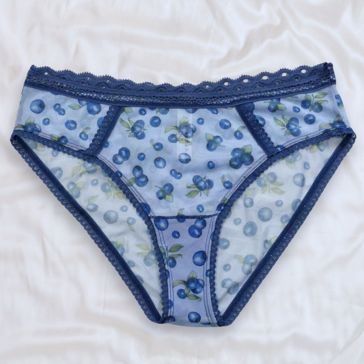 Blueberry Thrill Printed Bikini - Uye Surana