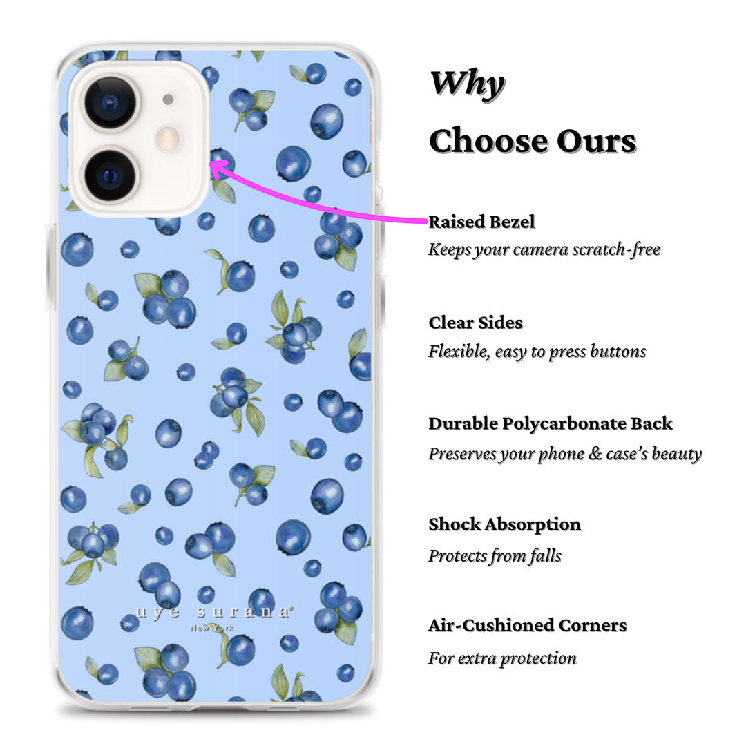 Blueberry Thrill iPhone Case