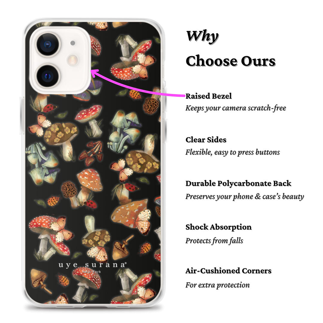 Mystical Mushrooms iPhone Case