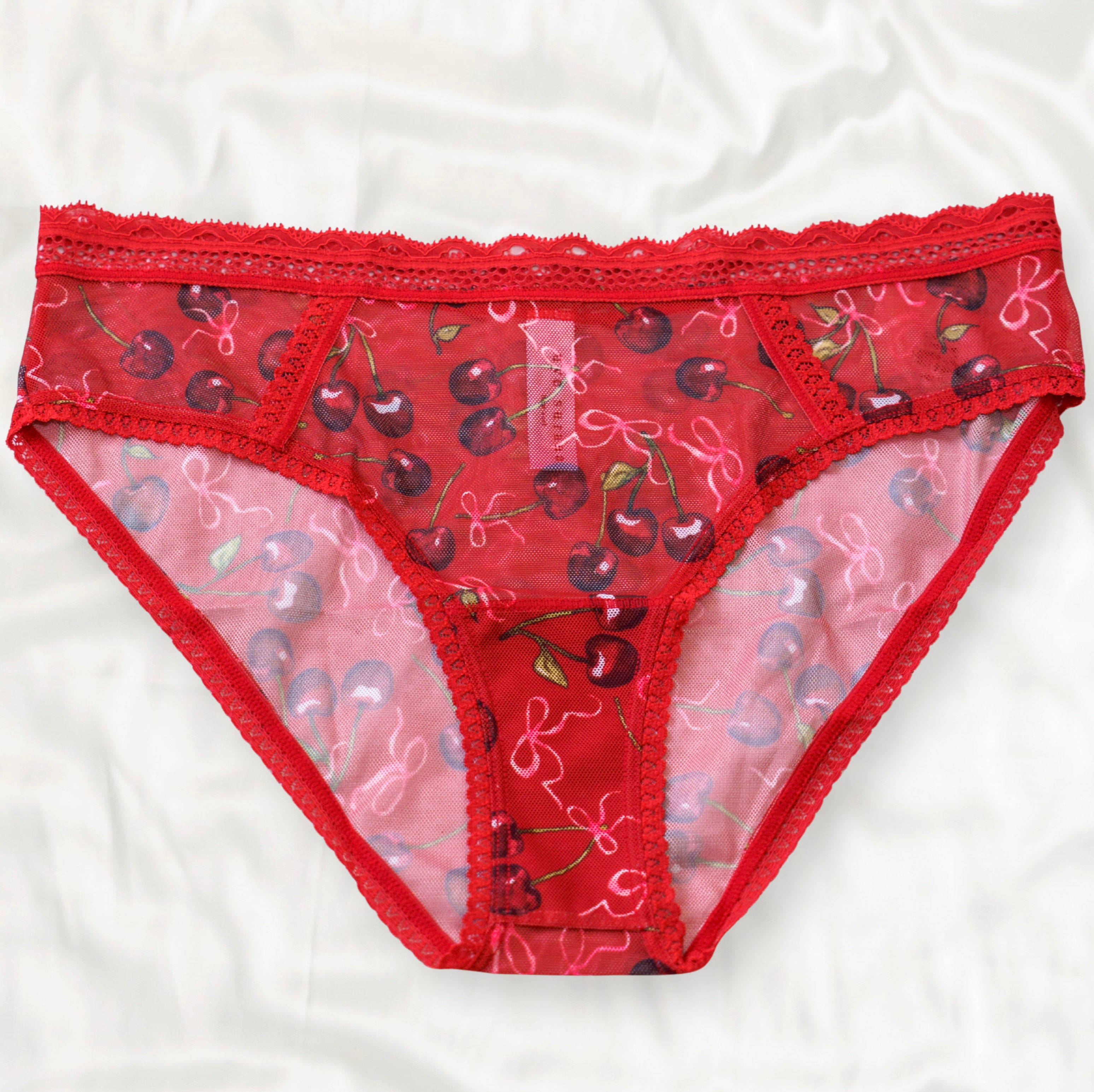 Cherry Rush Mesh Bikini