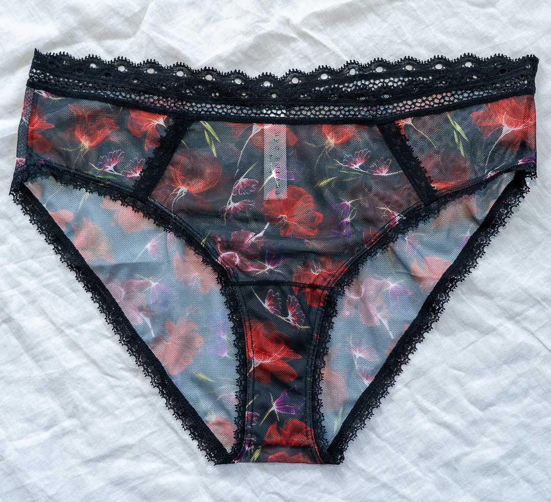 Garden Fantasy Floral Mesh Bikini - Uye Surana
