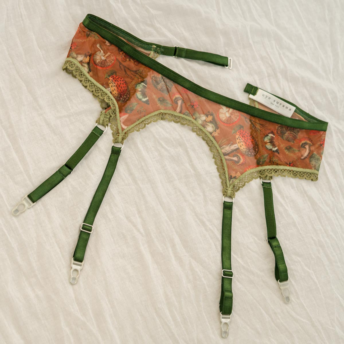Mushroom Fairy Adjustable Garter + Stockings Set - Uye Surana