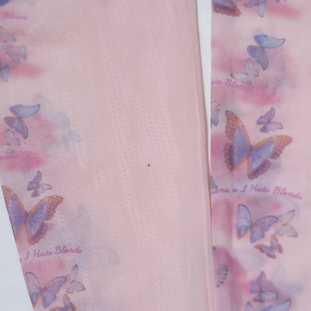 Butterfly Dreams Hold Up Stockings XS/S*Runs Larger *Sample Quality