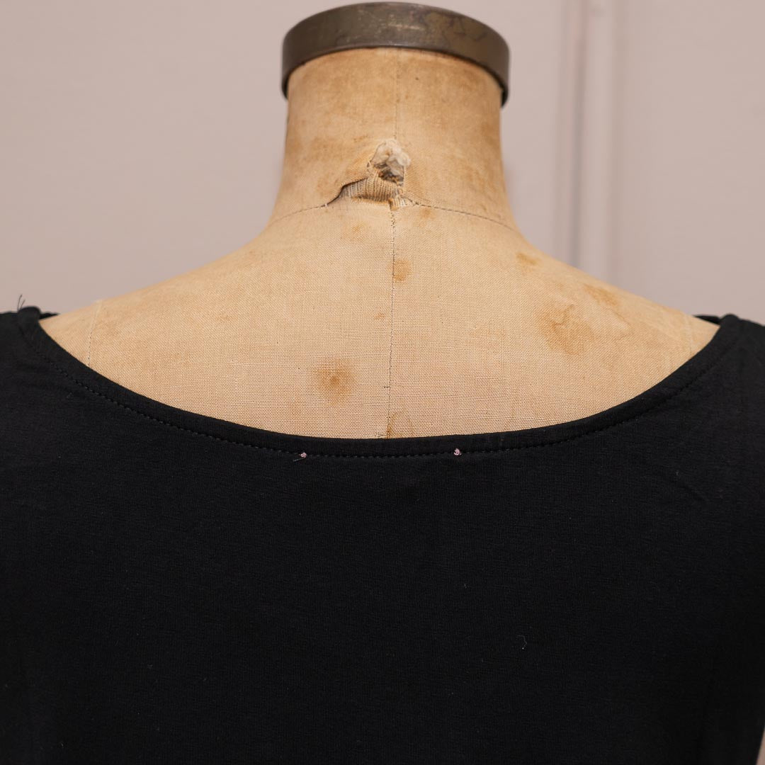 Black Strappy Tee *Imperfect details