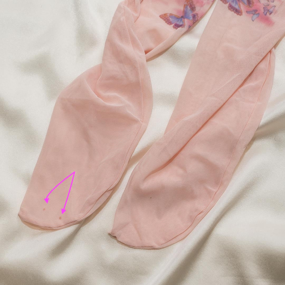 Butterfly Dreams Garter Stockings Set XS/S*Runs Larger *Sample Quality