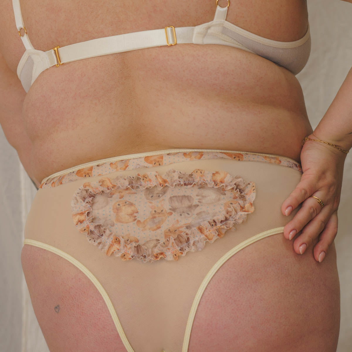Hunny Bunny Ruffle High Waist Undies - Uye Surana