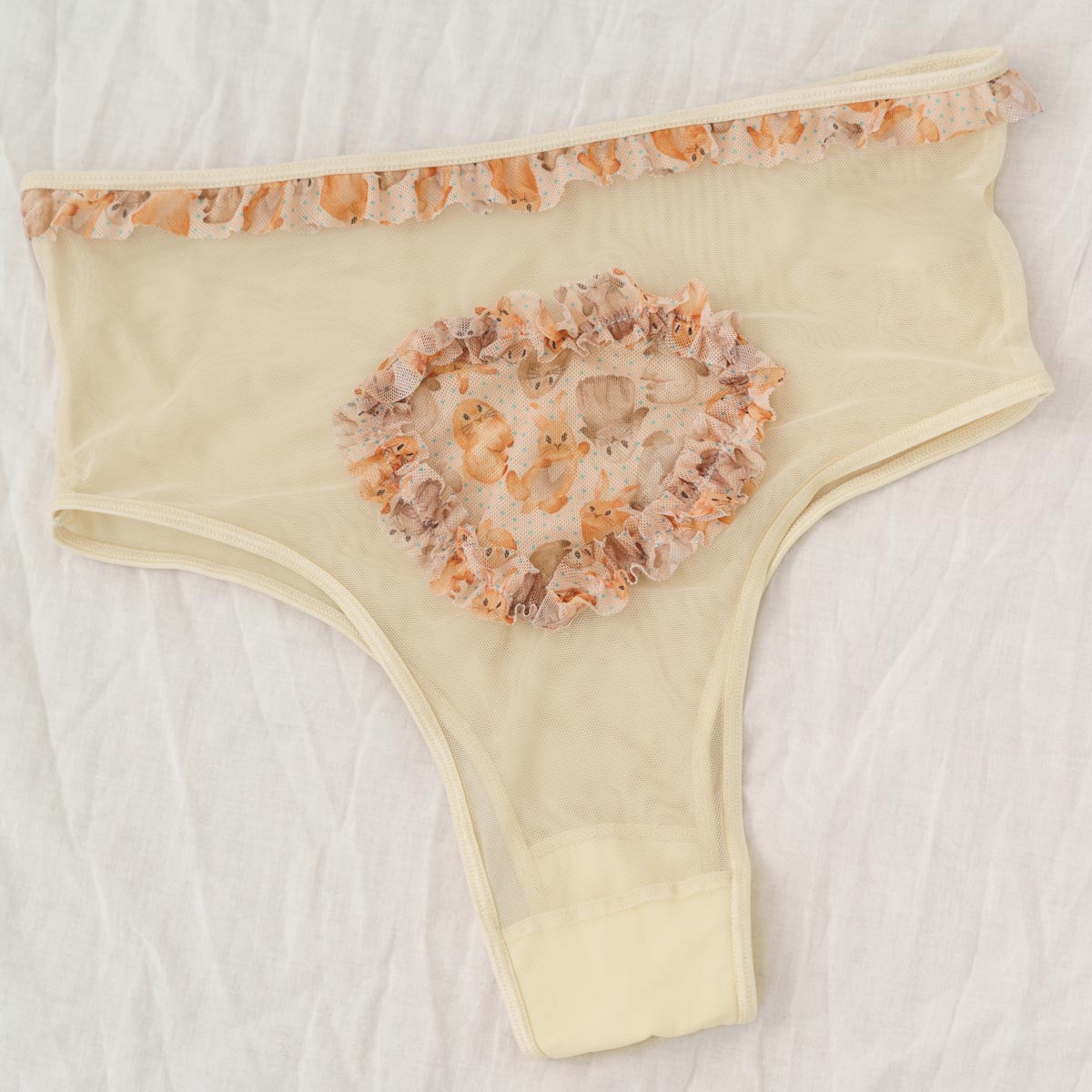Hunny Bunny Ruffle High Waist Undies - Uye Surana