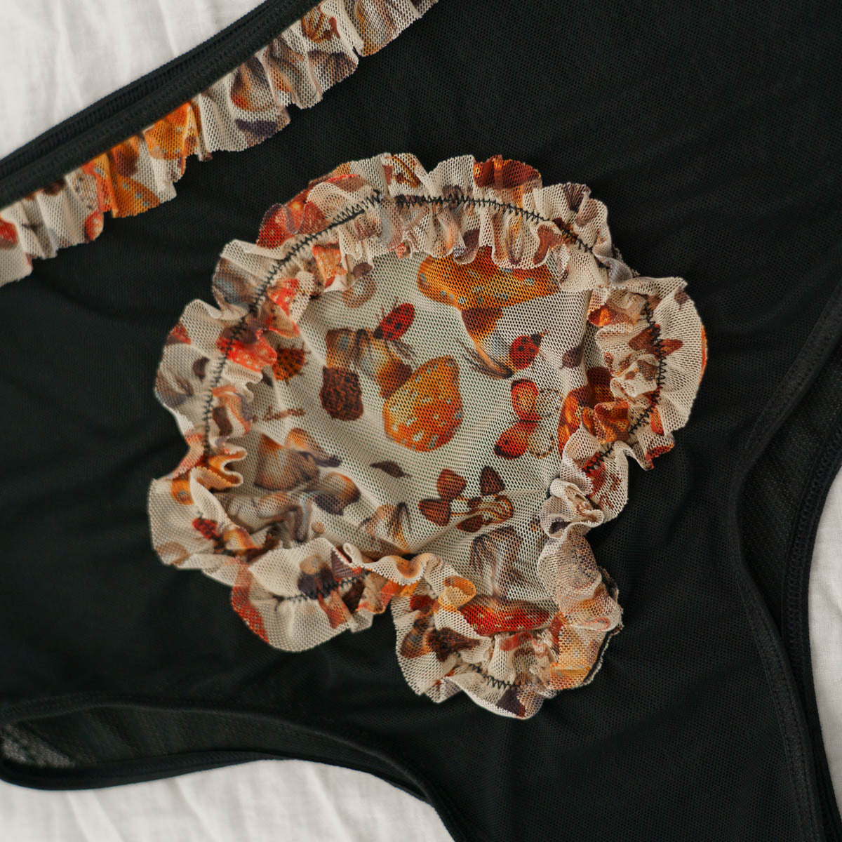 Magical Mushrooms Ruffle High Waist Undies - Uye Surana