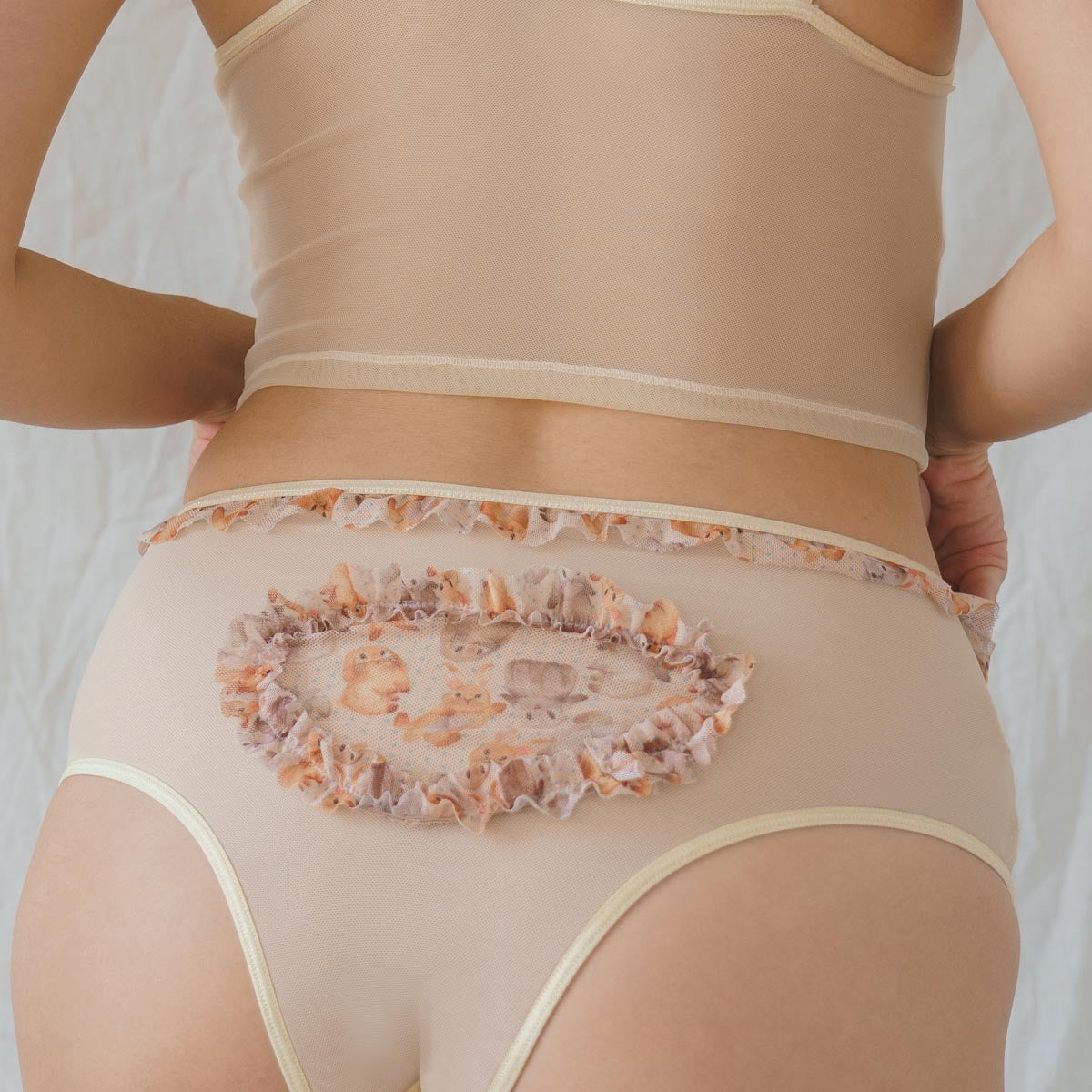 Hunny Bunny Ruffle High Waist Undies - Uye Surana