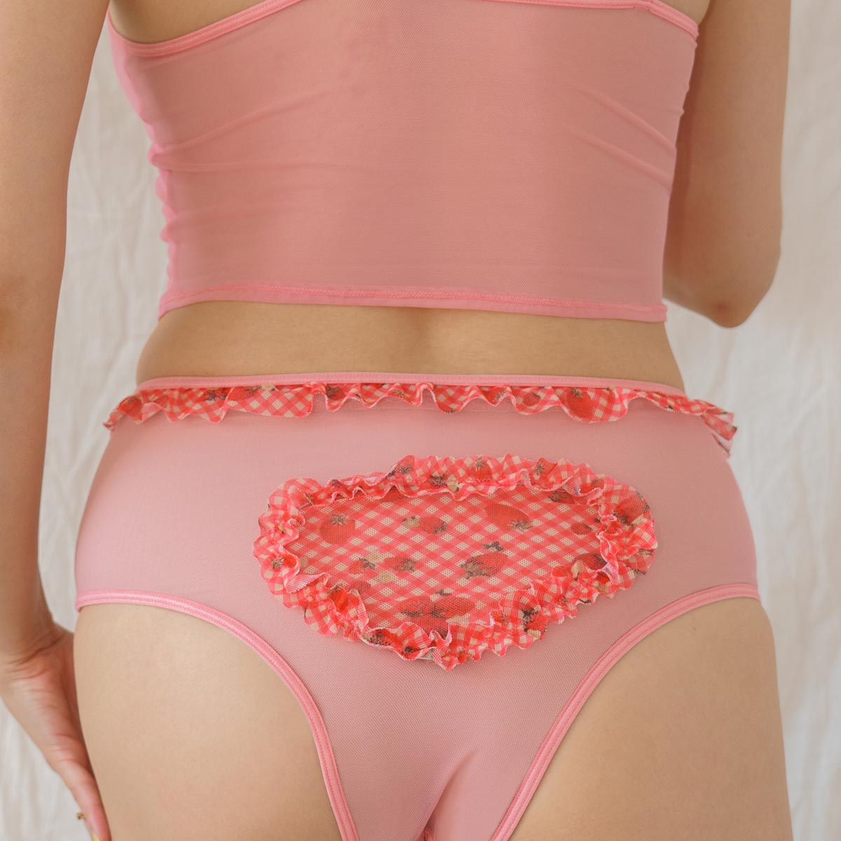 Strawberry Jam Ruffle High Waist Undies - Uye Surana