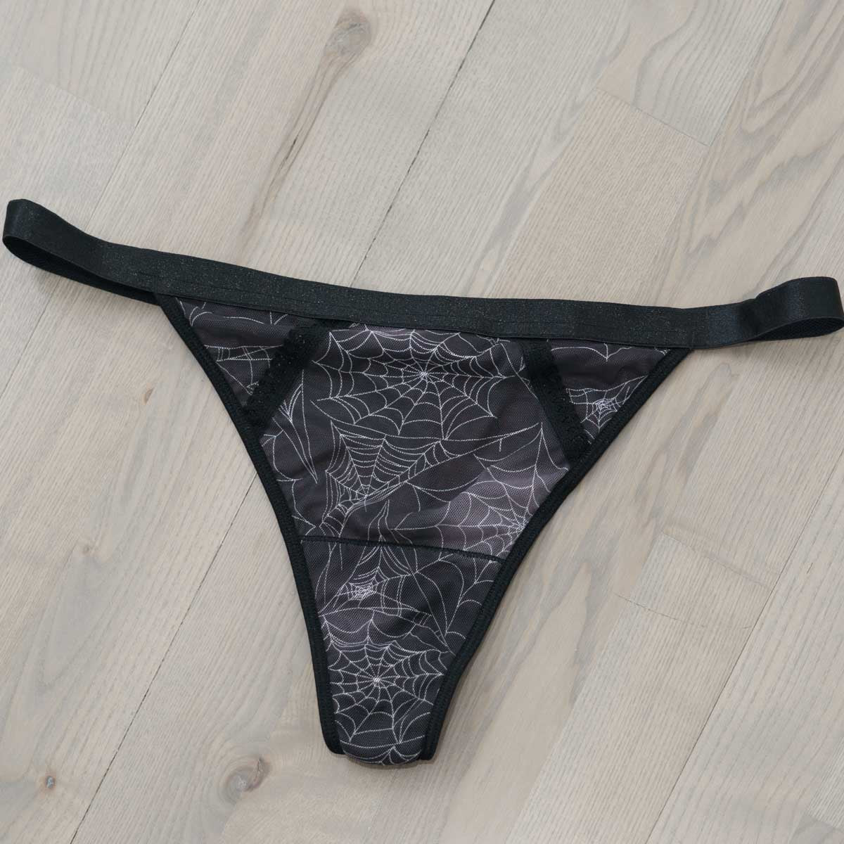 Spider's Lace Web Print G-String - Uye Surana