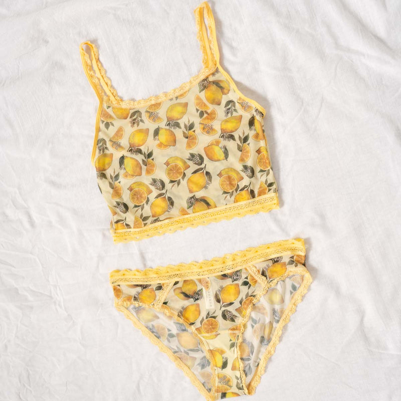 Lemonade Printed Bikini - Uye Surana