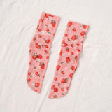 Strawberries & Cream Printed Socks - Uye Surana