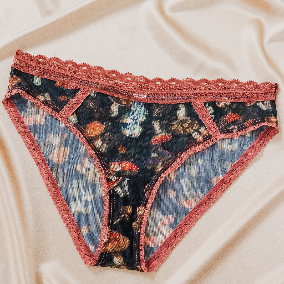 Mystical Mushroom Printed Bikini 4X/5X *fits similar to 2X/3X