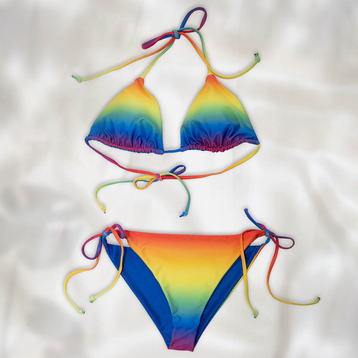 Rainbow Bright String Bikini Set