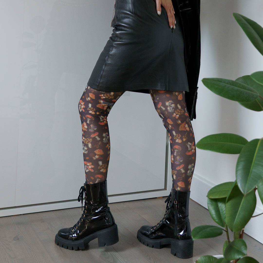 Mystical Mushrooms Stay Up Stockings