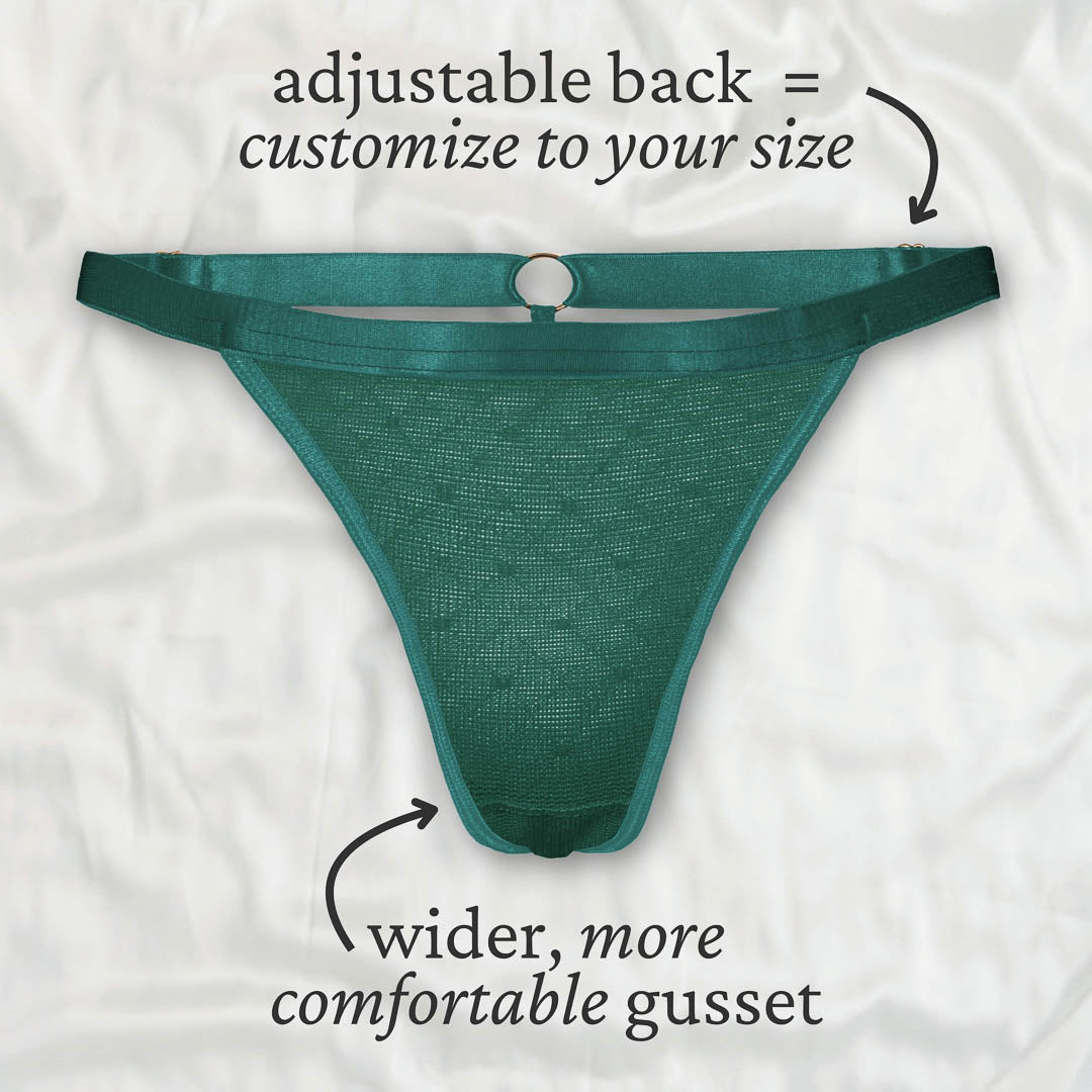 Emerald Hearts of Venus G-String - Uye Surana