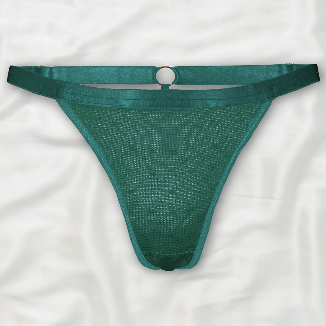 Emerald Hearts of Venus G-String