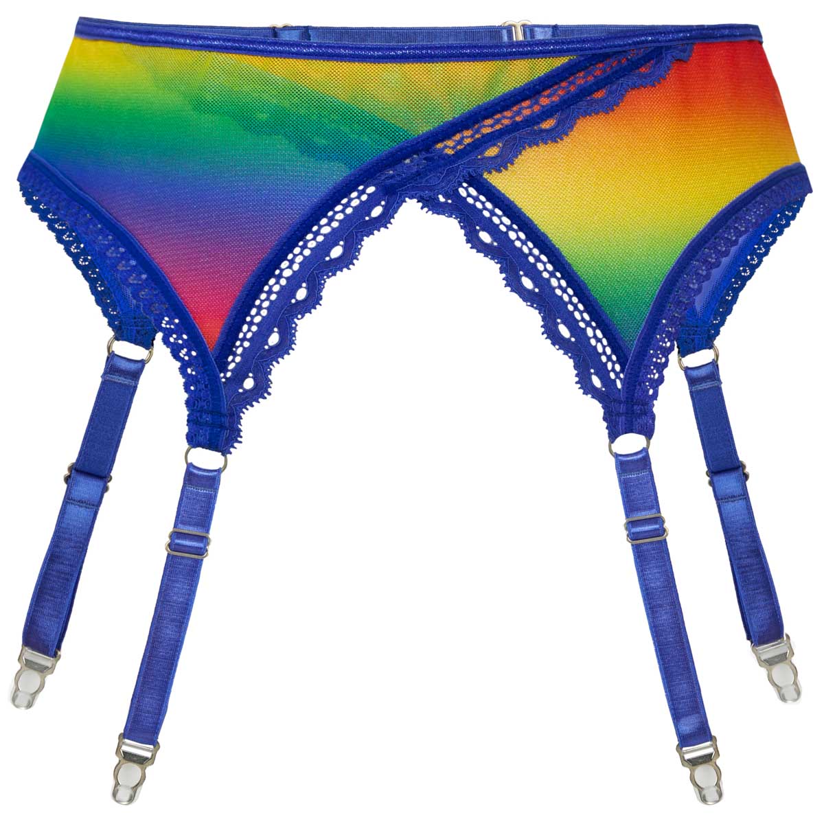 Rainbow Bright Adjustable Garter Belt - Uye Surana