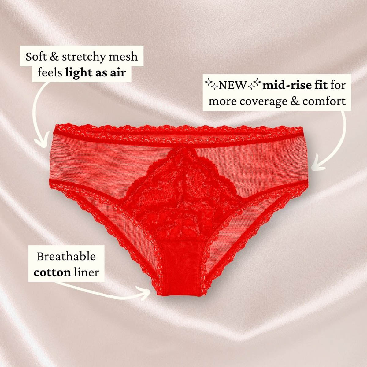 Lacey Bikini in Rose Red - Uye Surana