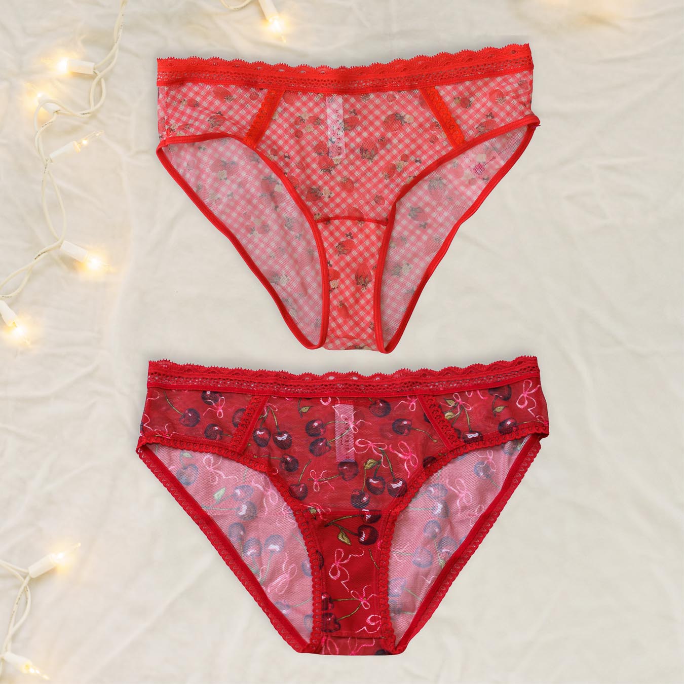 Undies Drawer Refresh - Fruity Mesh Bikini 2-Pack