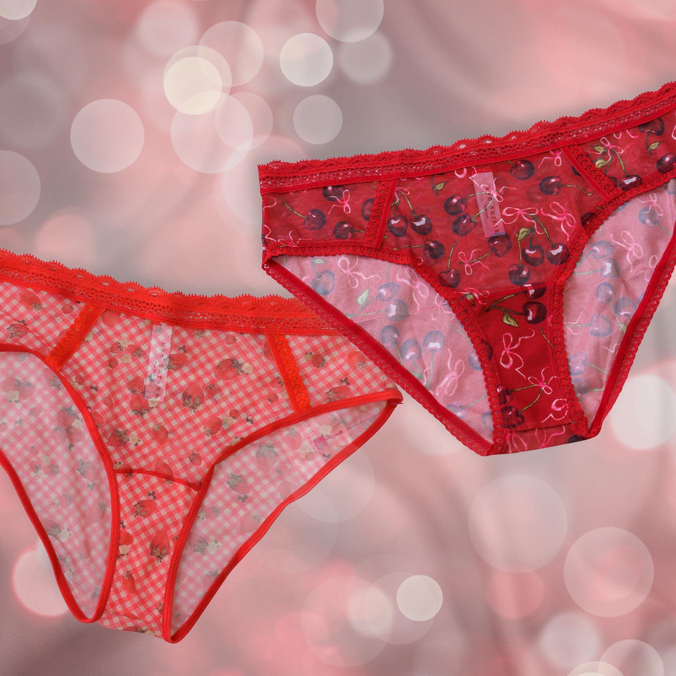 Undies Drawer Refresh - Fruity Mesh Bikini 2-Pack