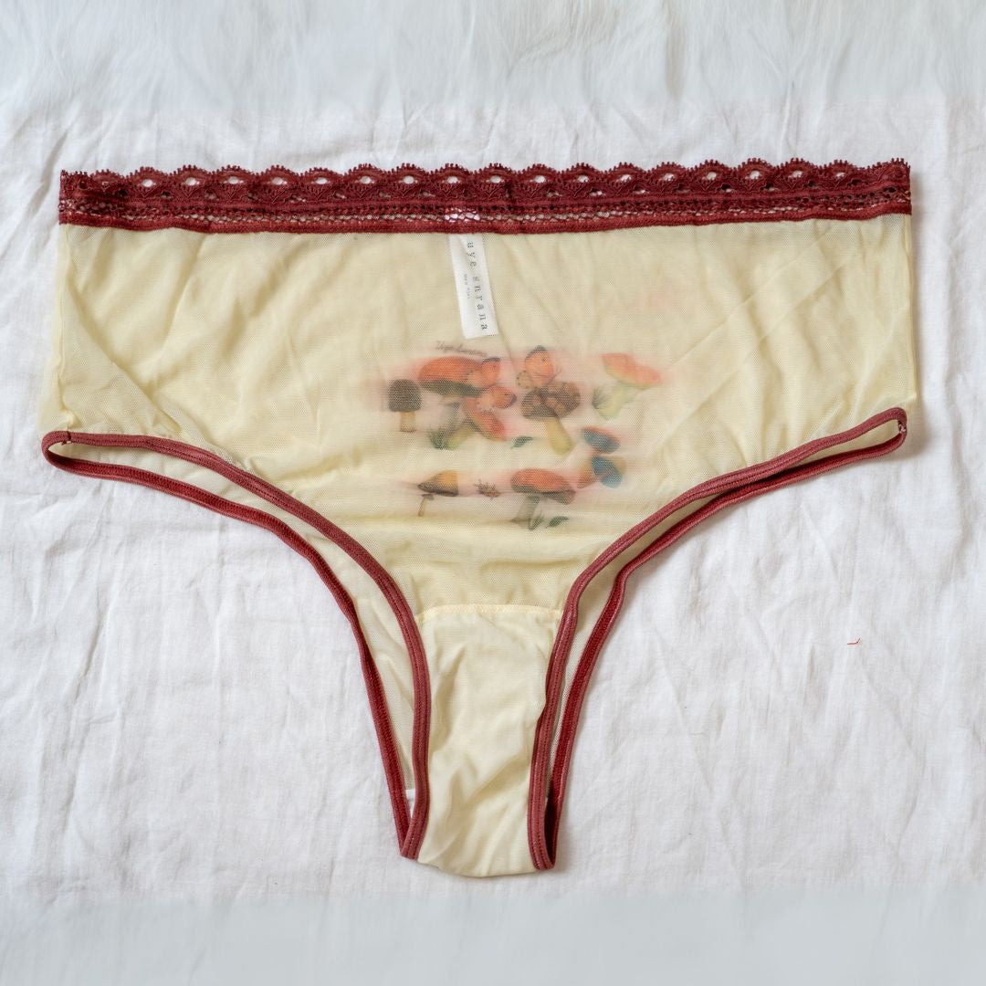 Magical Mushrooms High Waist Undies ✨Sample Quality✨ - Uye Surana