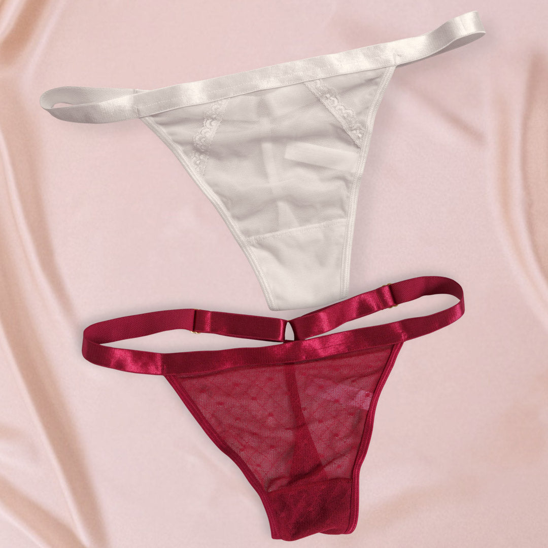 Everyday Icons Mesh G-String 2-Pack - Uye Surana