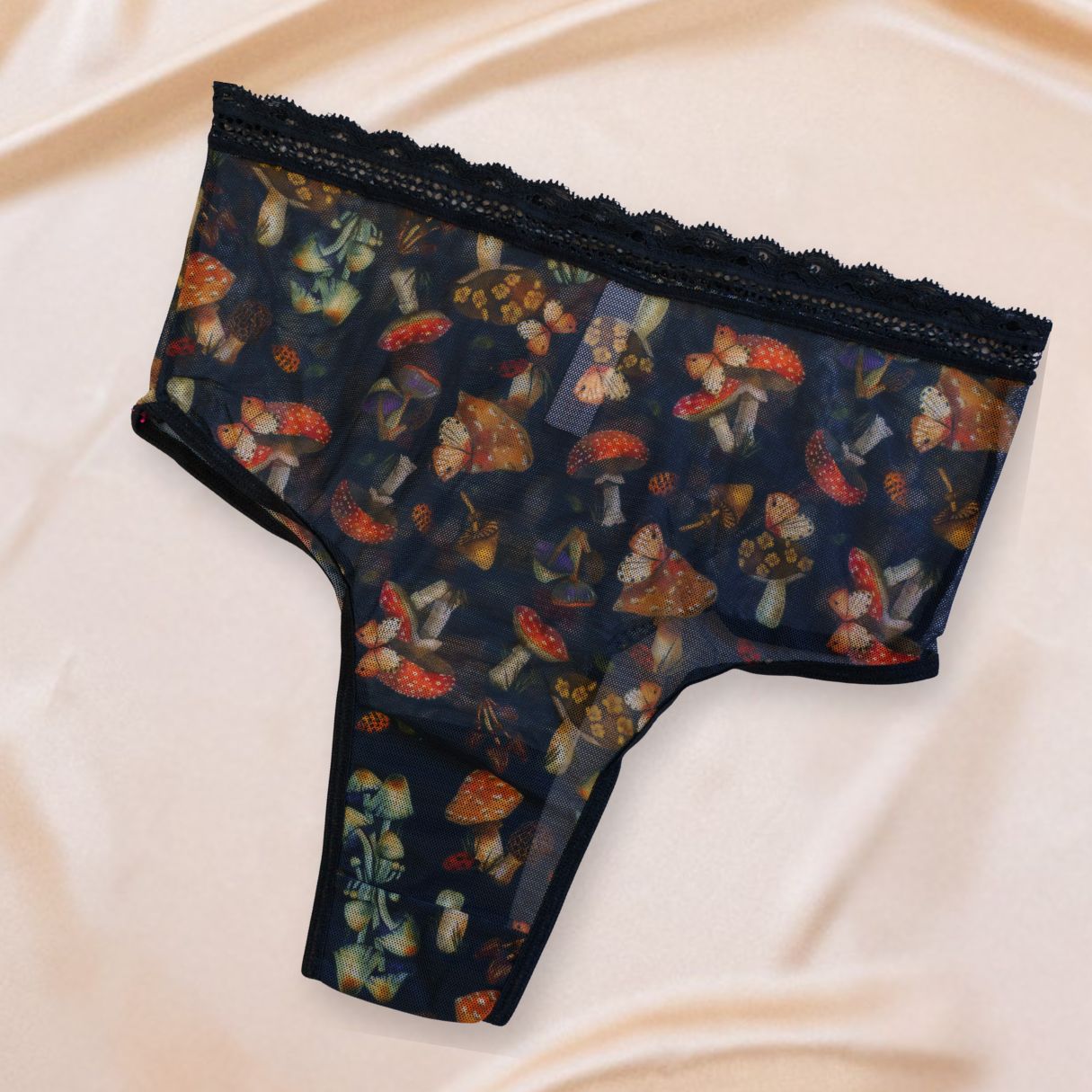 Mystical Mushrooms High Waist Undies