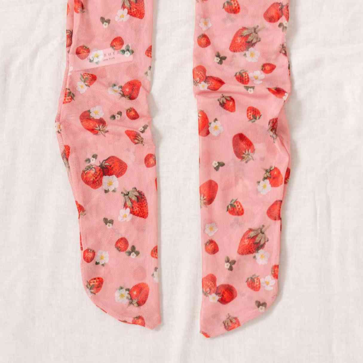 Strawberries and Cream Stay Up Stockings - Uye Surana