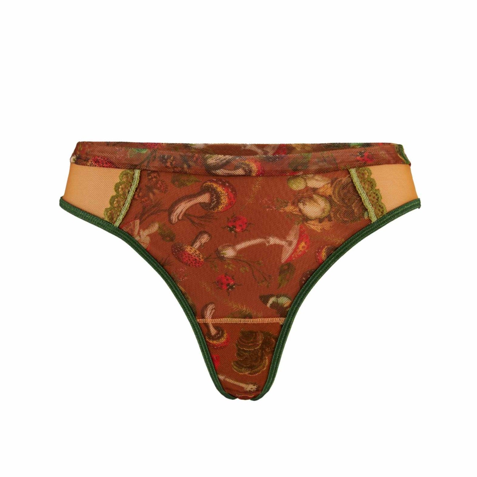 Mushroom Fairy Printed Thong - Uye Surana