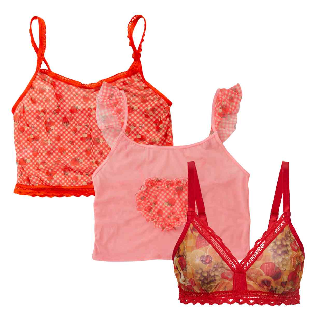 Fruit Lover's Bralette 3-Pack - Uye Surana