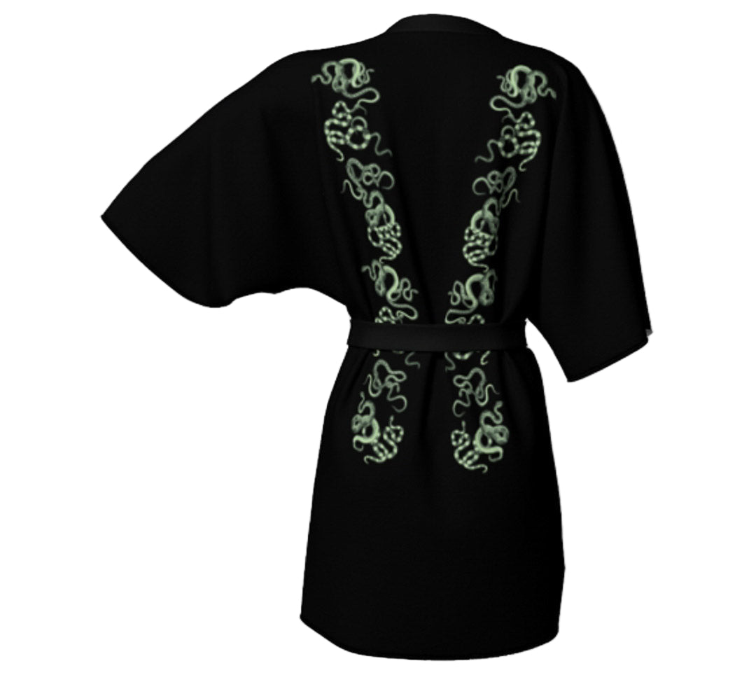 Obsidian Jade Snakes Robe - Uye Surana