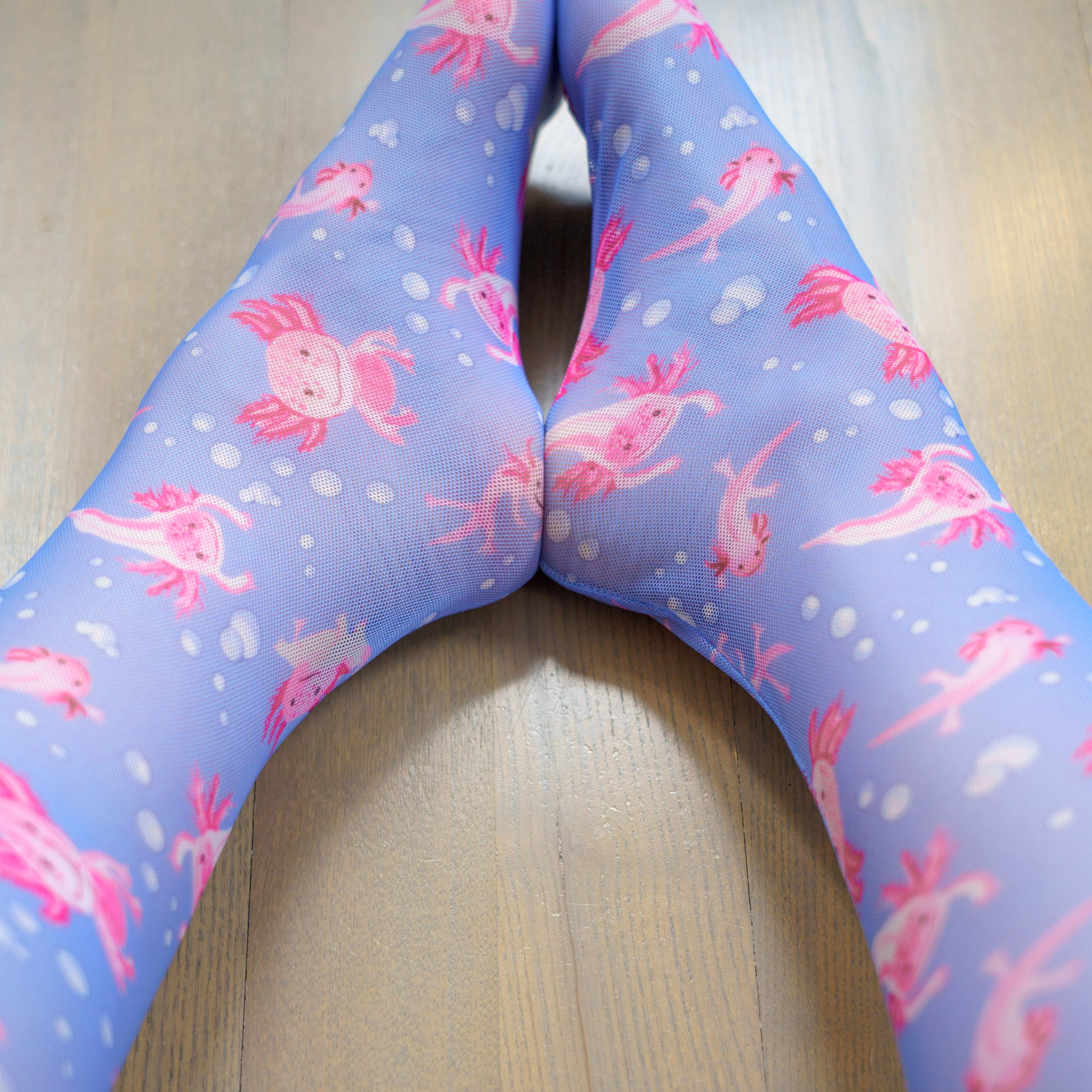 Axolotl Stay Up Stockings