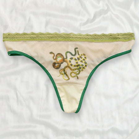 Snakes Print Thong M/L - Uye Surana