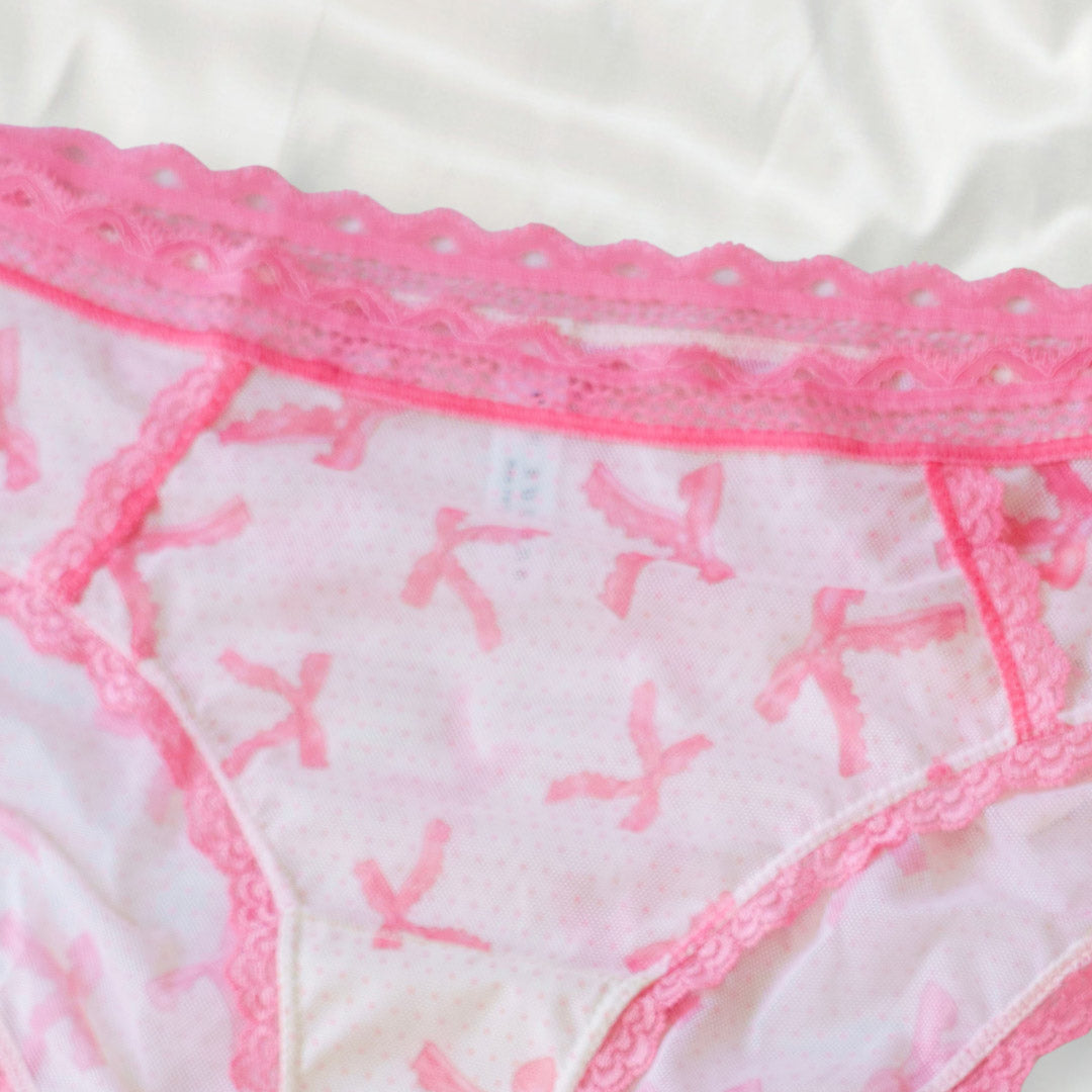 Pink Coquette Bows Bikini
