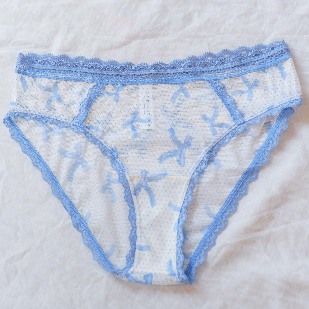 Baby Blue Coquette Bows Bikini