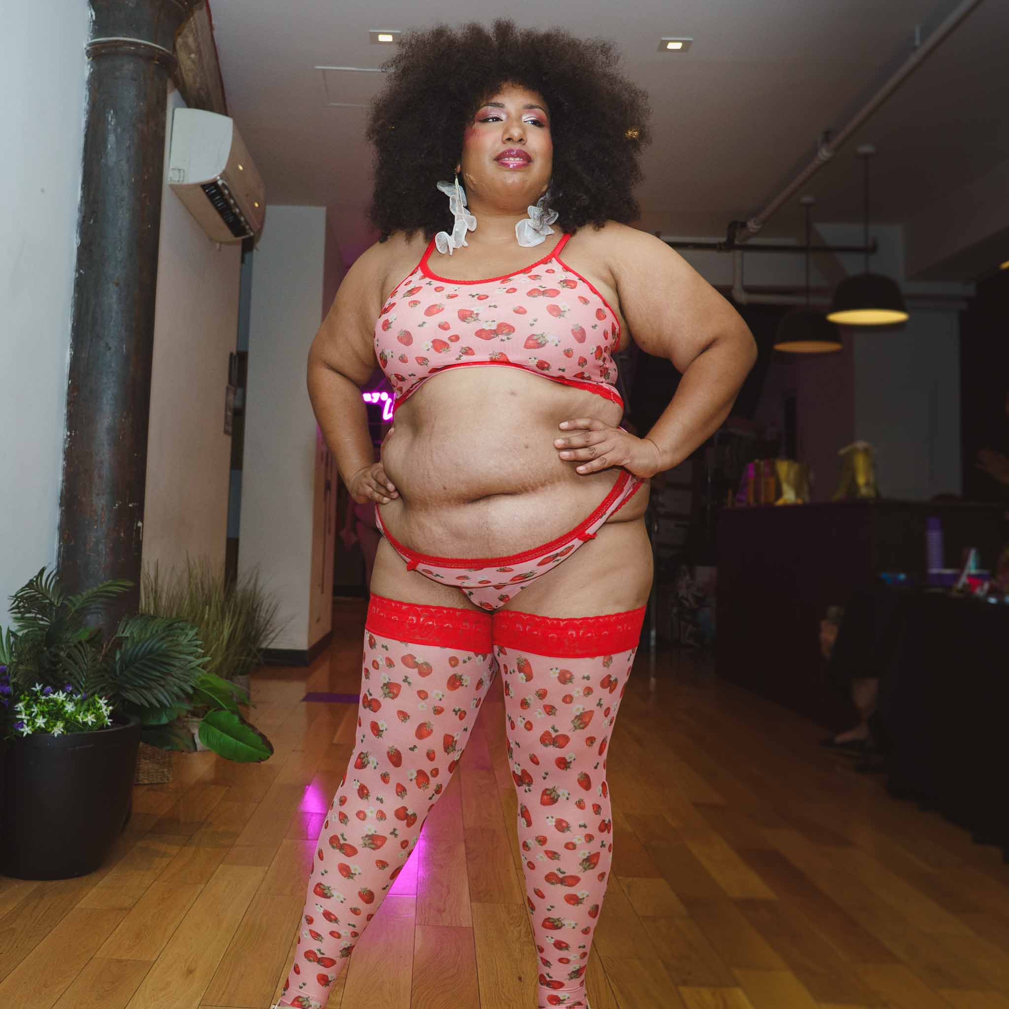 Strawberries & Cream Printed Bikini