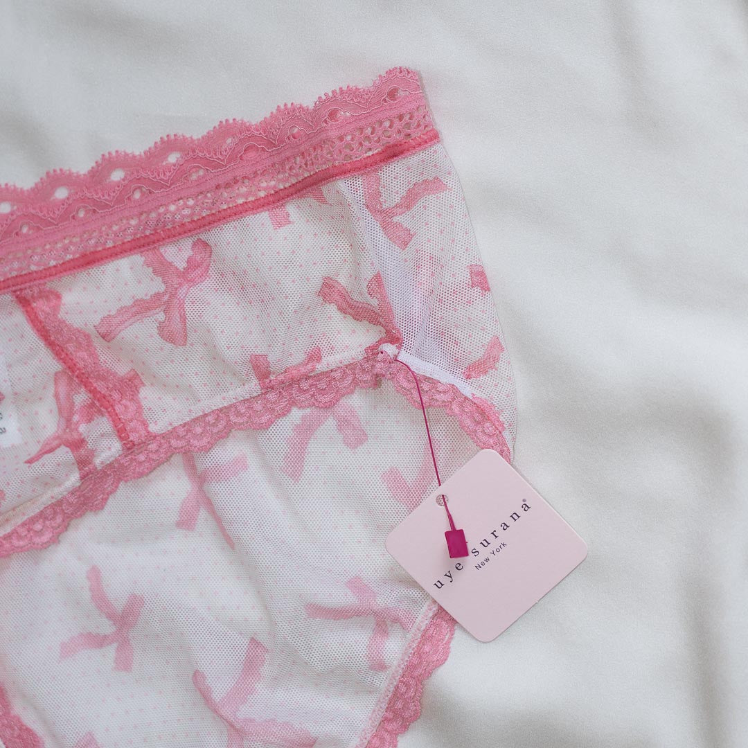Pink Coquette Bows Bikini L/XL *Imperfect Print