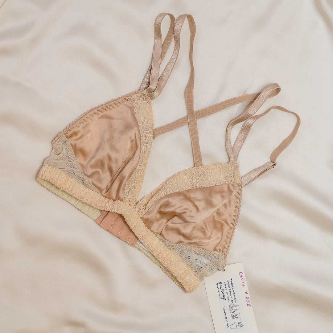Celine Convertible Moonstone Bralette 32B
